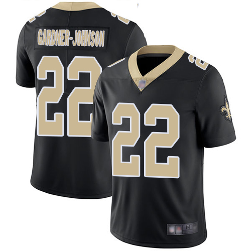 Men New Orleans Saints Limited Black Chauncey Gardner Johnson Home Jersey NFL Football #22 Vapor Untouchable Jersey
